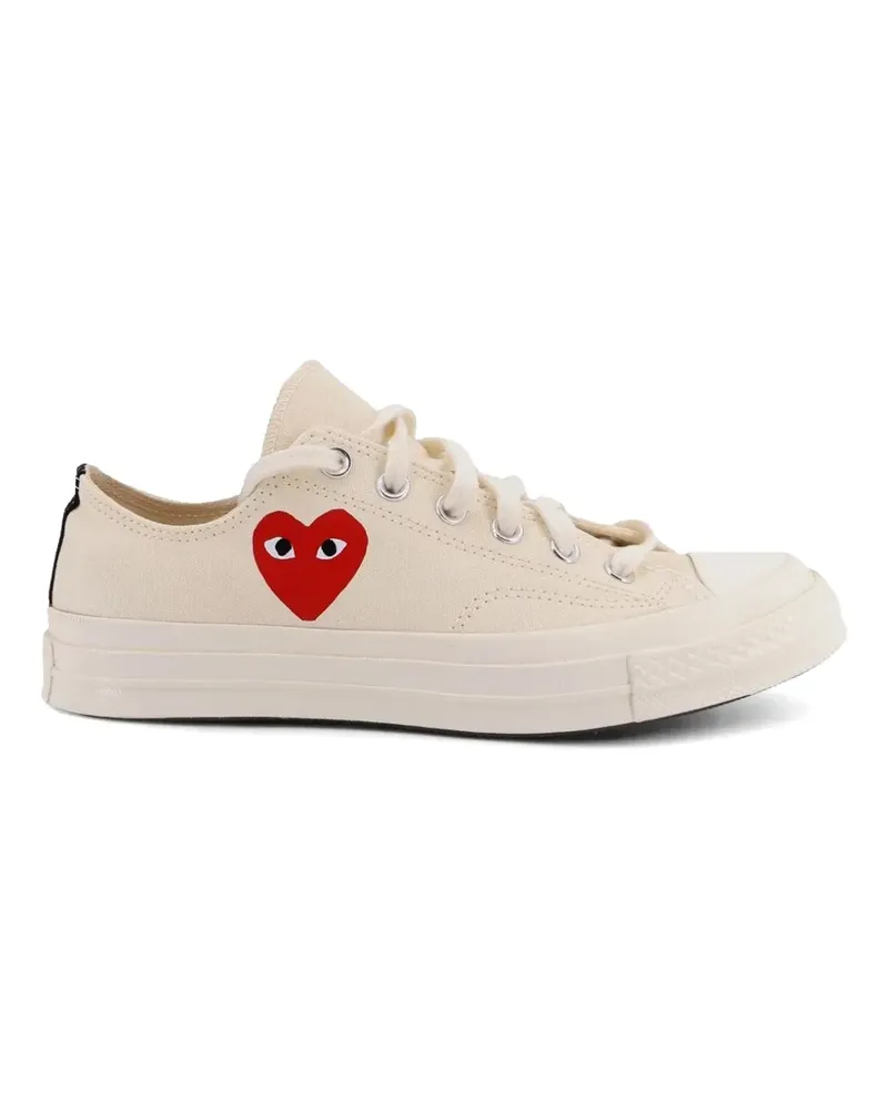 Comme des Garçons Chuck 70 Sneakers mit Herzmotiv - Nude Nude
