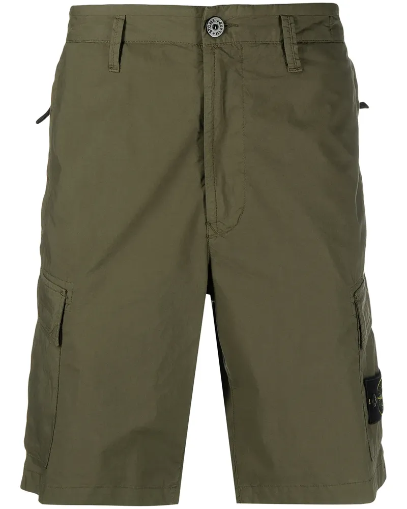 Stone Island Cargo-Shorts mit Stretchanteil - Grün Grün