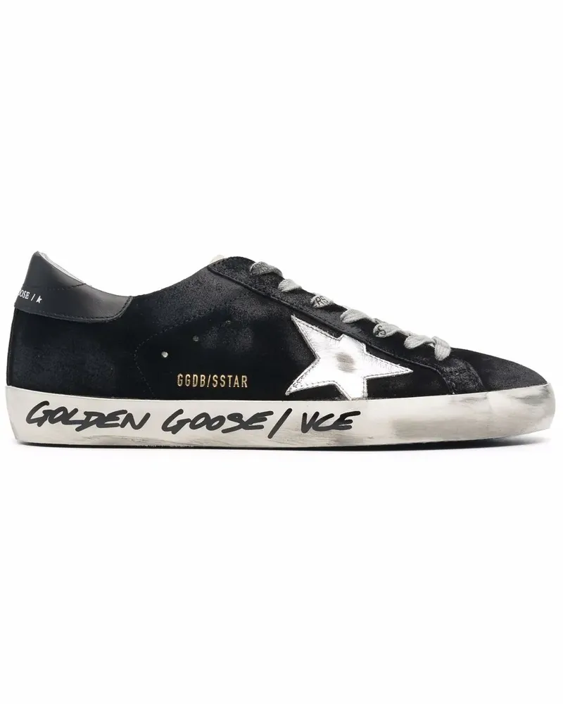 Golden Goose Super-Star Sneakers - Schwarz Schwarz