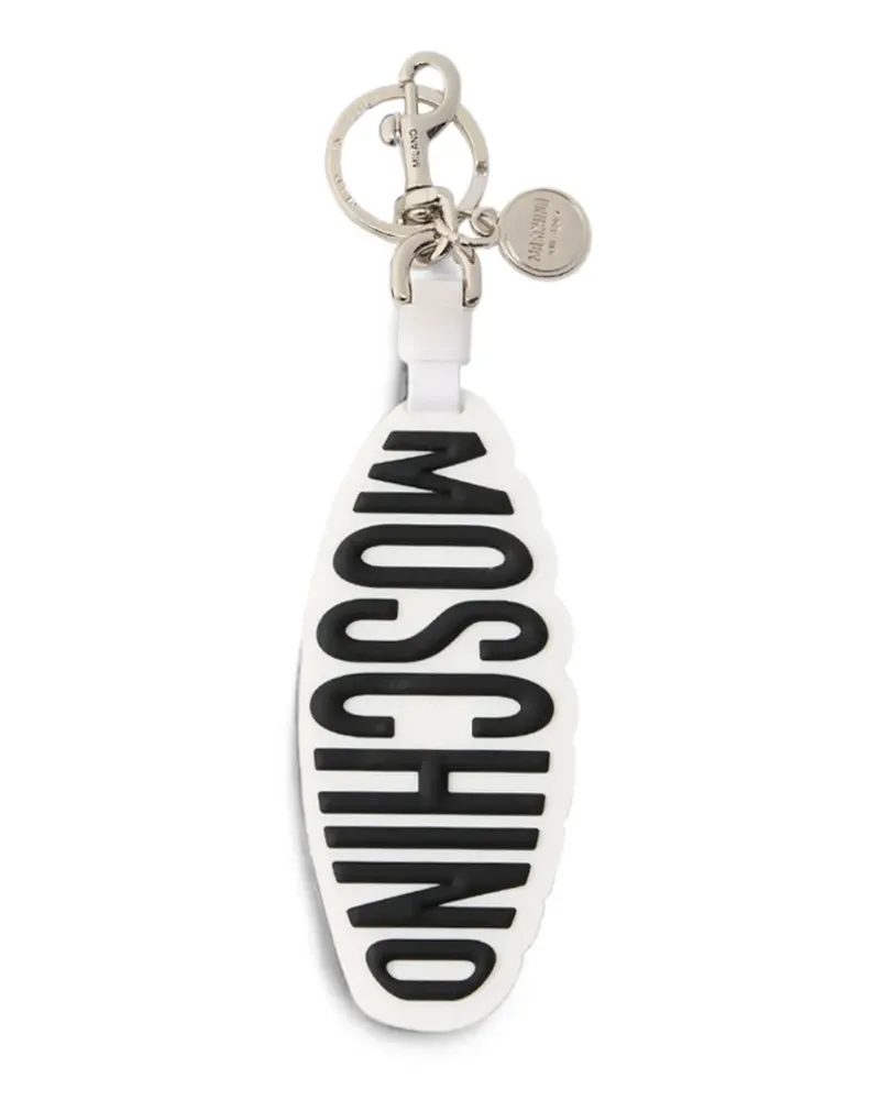 Moschino Schlüsselanhänger mit Buchstaben - Weiß Weiß