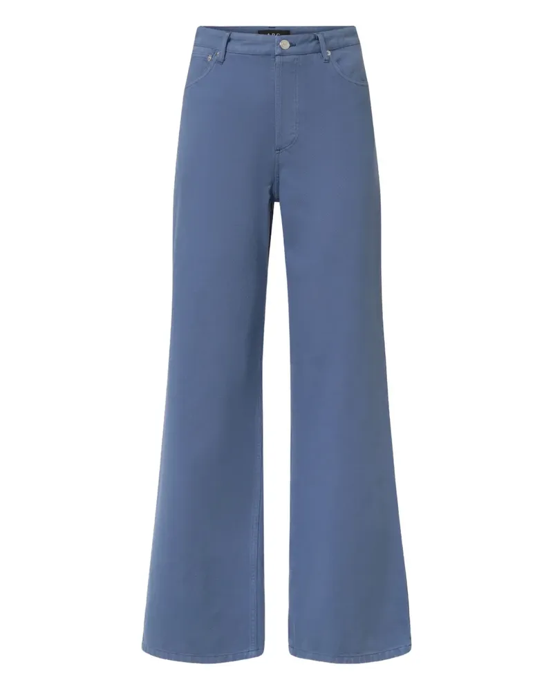 A.P.C. Hose aus Bio-Baumwolle - Blau Blau
