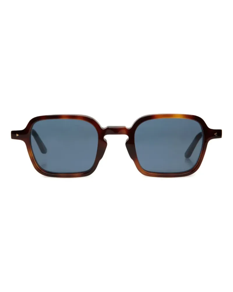 Bally Werner Sonnenbrille mit eckigem Gestell - Braun Braun