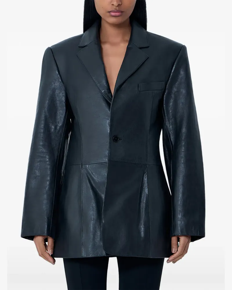 Alexander Wang Sakko aus Leder - Schwarz Schwarz
