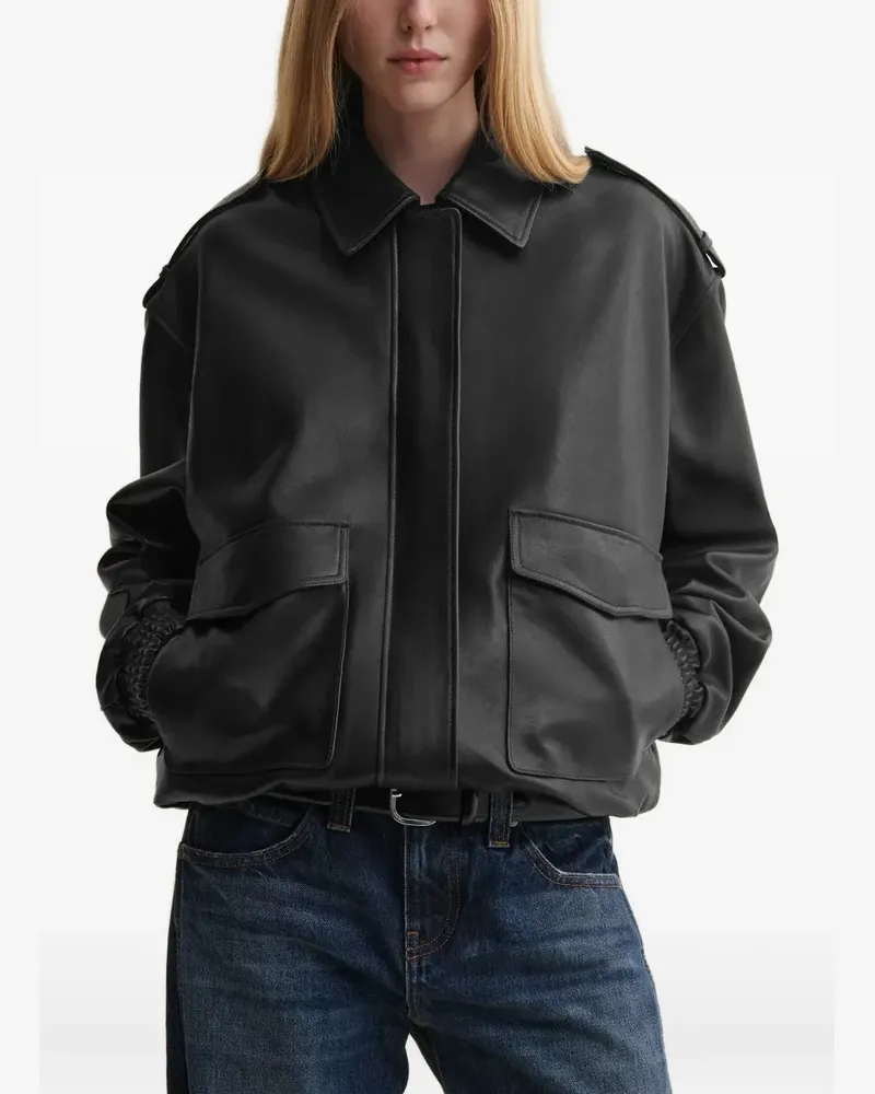 Arma Astra leather jacket - Schwarz Schwarz