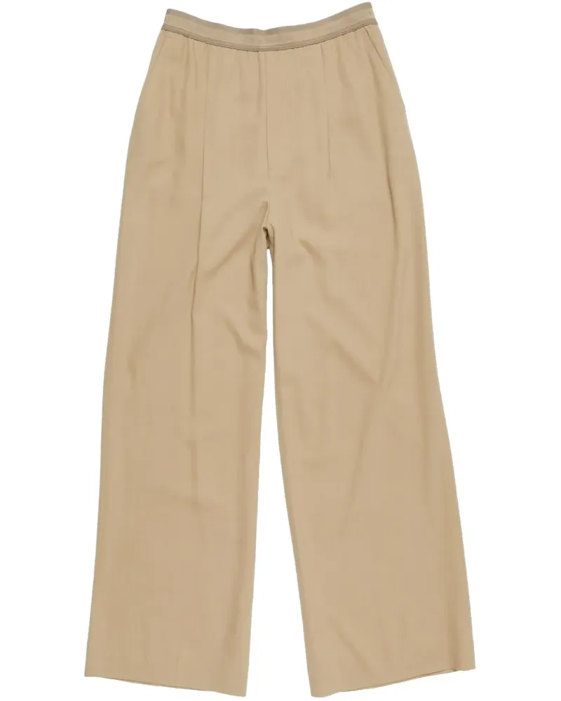 Acne Studios Hose mit Logo-Bund - Nude Nude