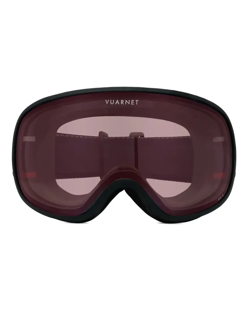 Vuarnet Sonnenbrille mit eckigem Gestell - Schwarz Schwarz