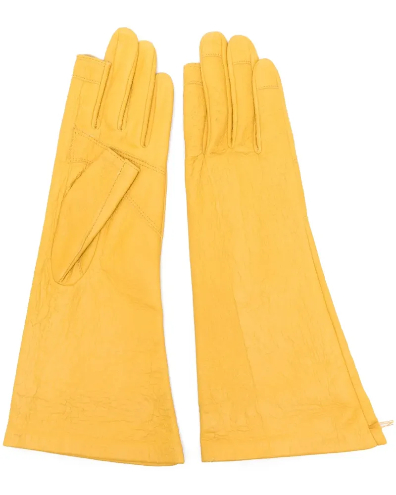 Rick Owens Bean Blister Handschuhe - Gelb Gelb
