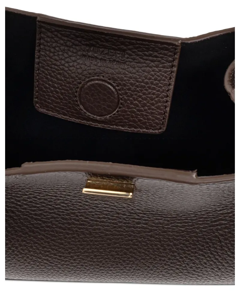 YUZEFI Mini Gyoza Tote Bag mit Knoten - Braun Braun