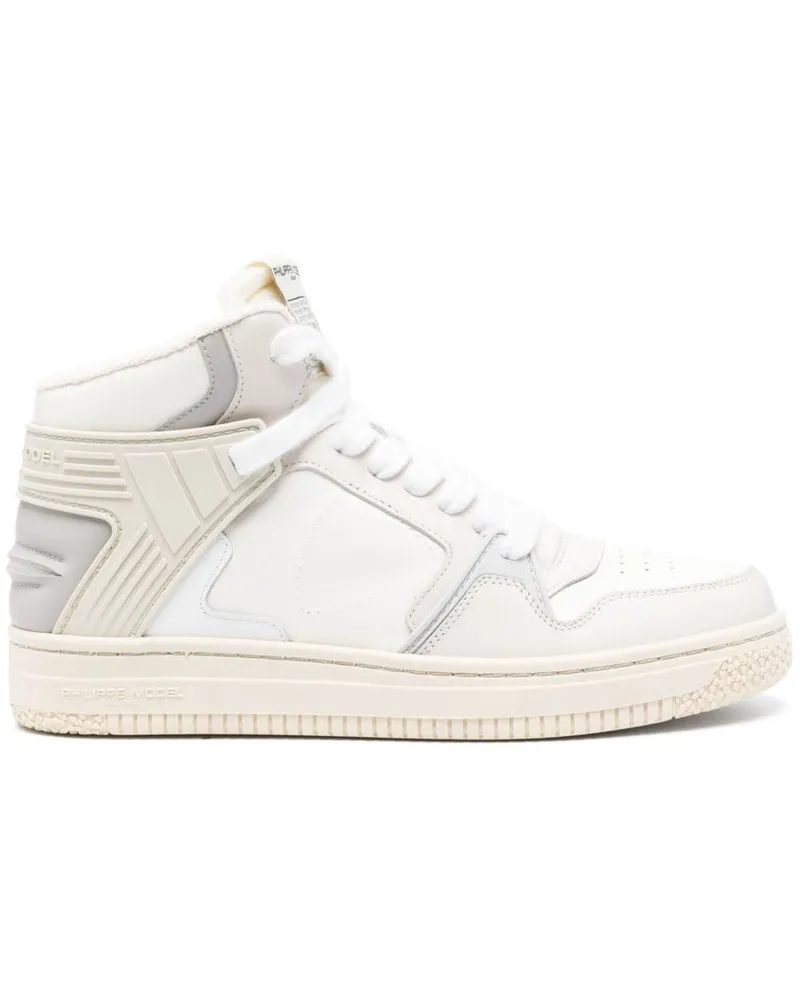 Philippe Model Sneakers mit Schnürung - Weiß Weiß