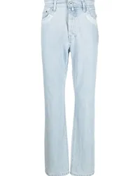 032c Straight-Leg-Jeans mit Logo-Patch Blau