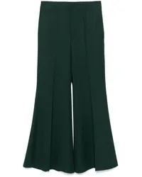 Victoria Beckham Hose mit weitem Bein Grün