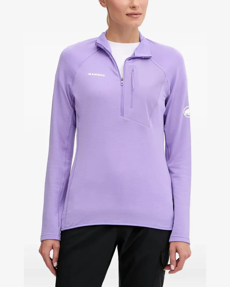 Mammut Aenergy Light ML Oberteil mit kurzem Reißverschluss - Violett Violett