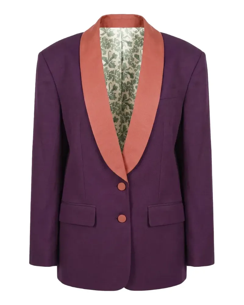 Dsquared2 single-breasted long-sleeve blazer - Violett Violett