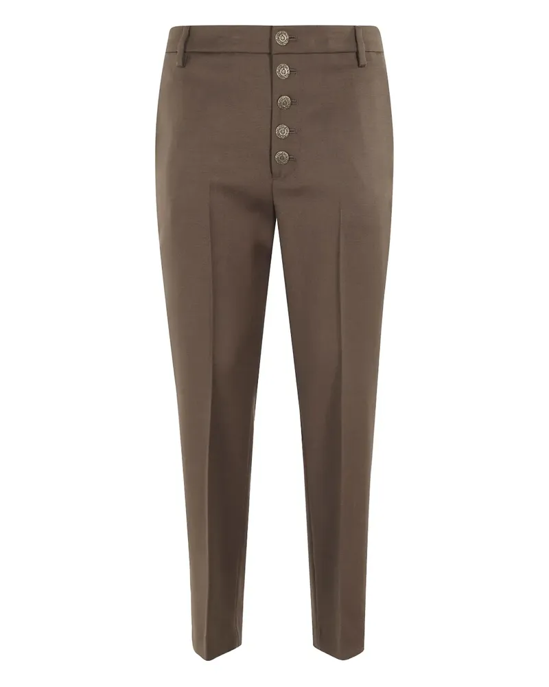 Dondup Nima Hose mit Knöpfen - Braun Braun