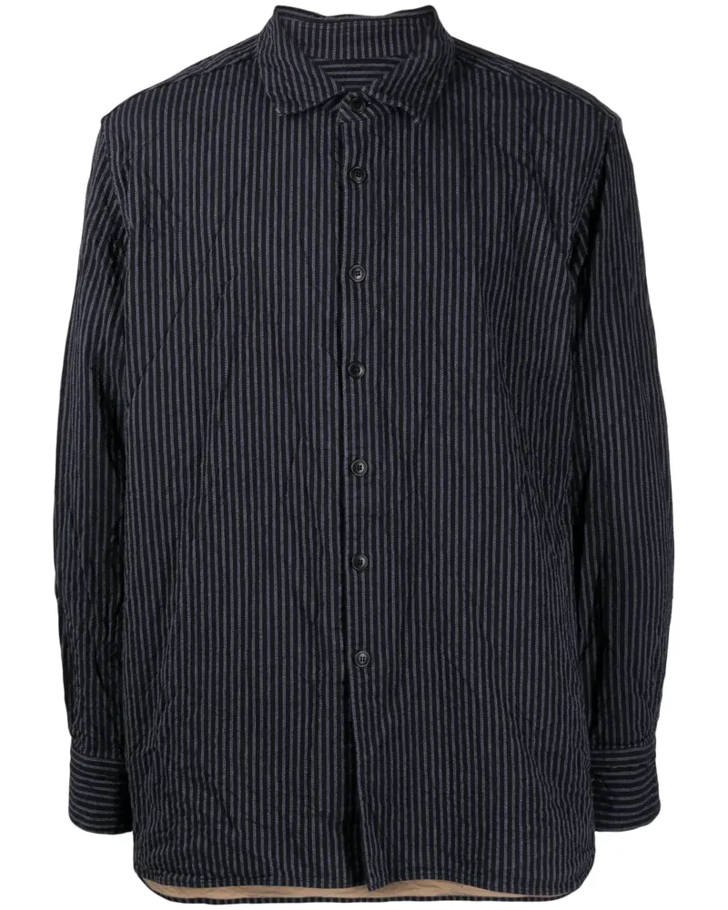 Casey Casey Gestreiftes Hemd - Blau Blau