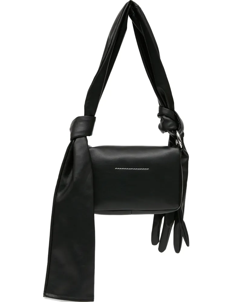 Maison Margiela Schultertasche mit Handschuhdetail - Schwarz Schwarz