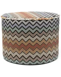 Missoni Home Hocker mit Zickzackmuster Nude