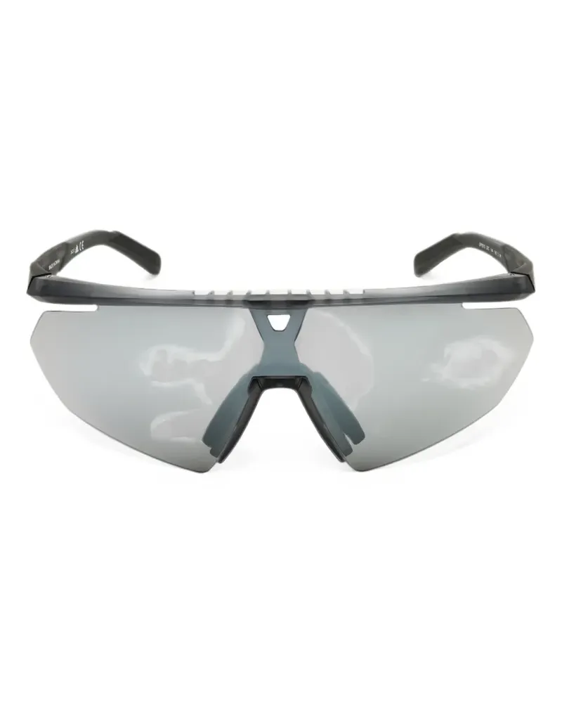 adidas shield-frame sunglasses - Grau Grau