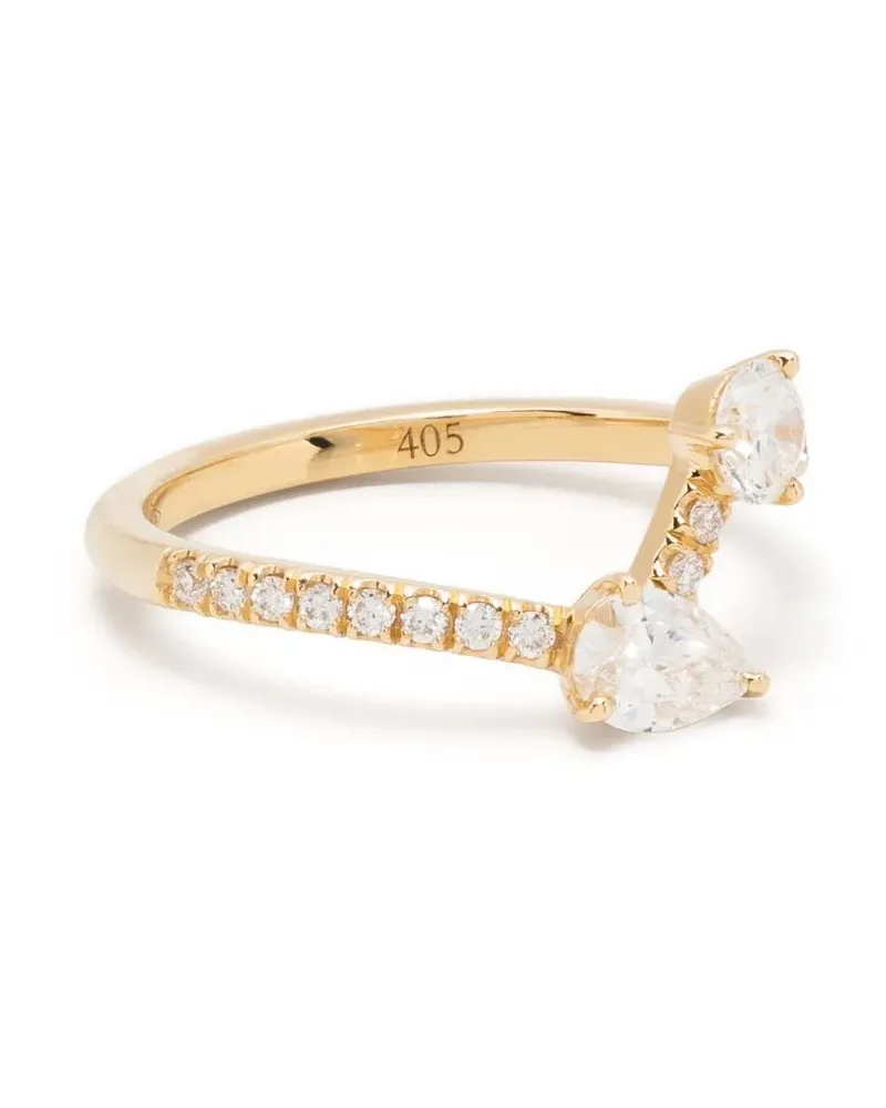 Loyal.e Paris 18kt Gelbgoldring mit Diamanten Gold