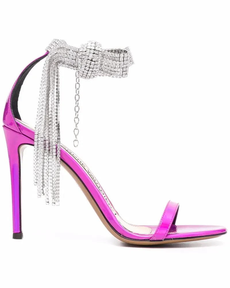 Alexandre Vauthier Diana Sandalen mit Kristallen - Rosa Rosa