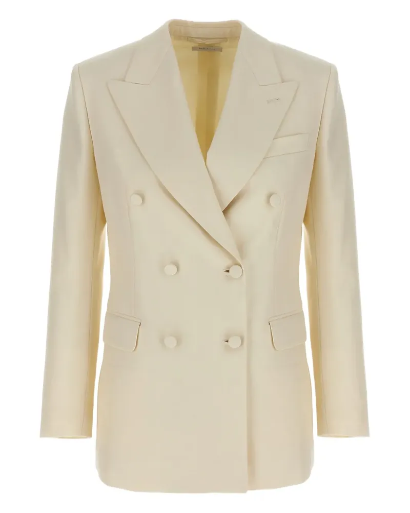 Brioni Doppelreihige Flavia Blazer - Nude Nude