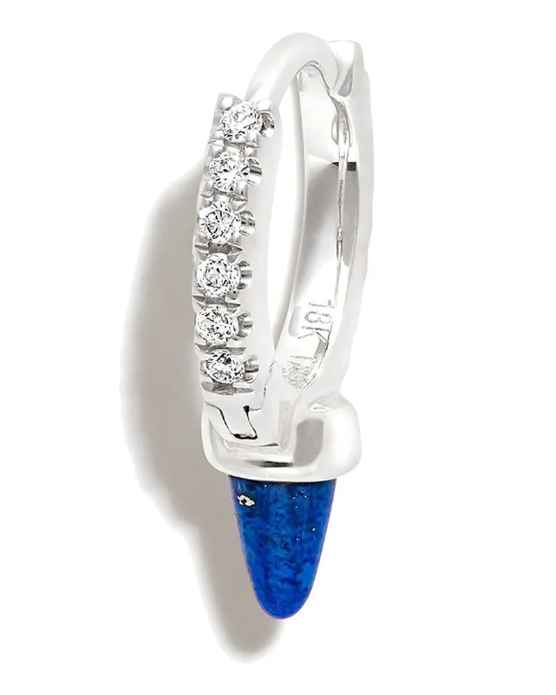 Maria Tash 18kt Weißgoldohrring mit Diamanten - Silber Silber