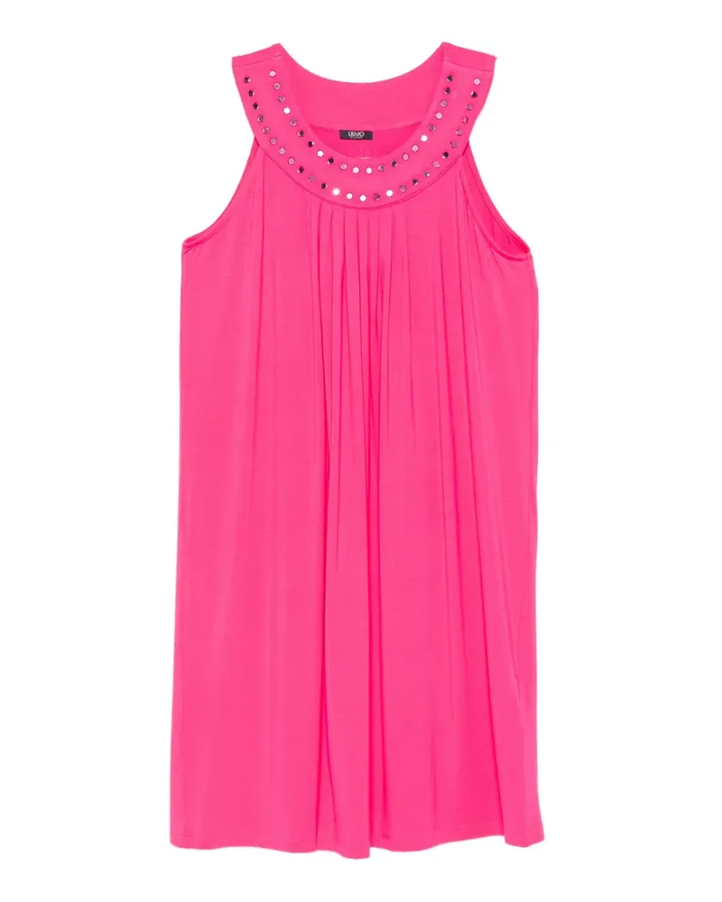 Liu Jo Minikleid mit Nieten - Rosa Rosa