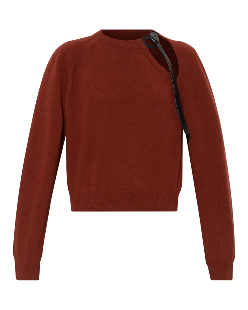 Ferragamo Pullover mit Cut-Out - Braun Braun