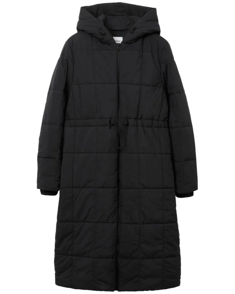 Burberry Steppmantel mit Kapuze - Schwarz Schwarz