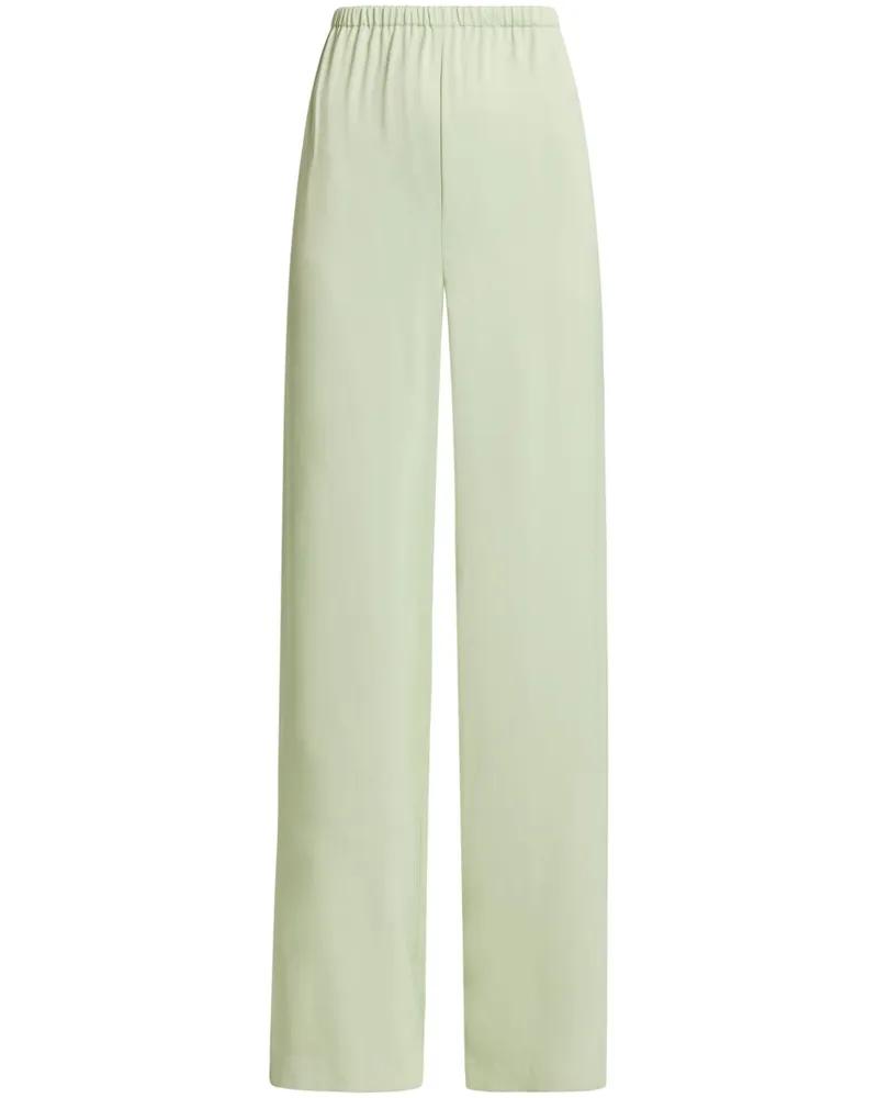 Ferragamo Gerade Hose mit hohem Bund - Grün Grün