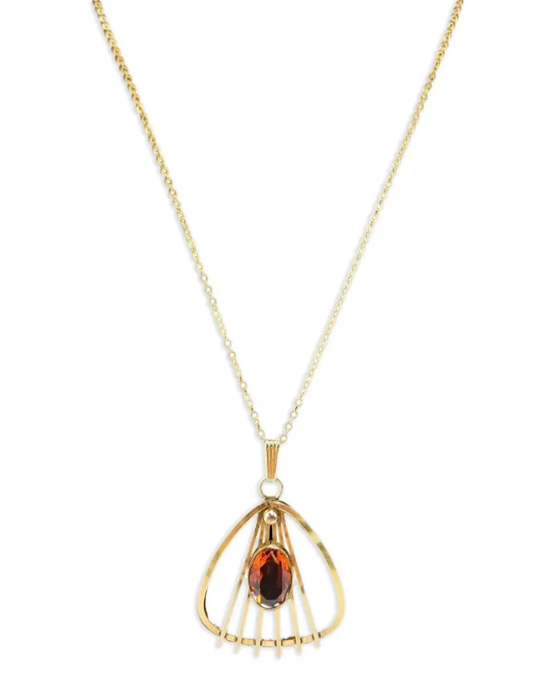 Madison Art Deco pendant necklace - Gold Gold