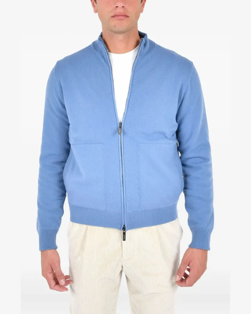 Drumohr  zip-up cardigan - Blau Blau