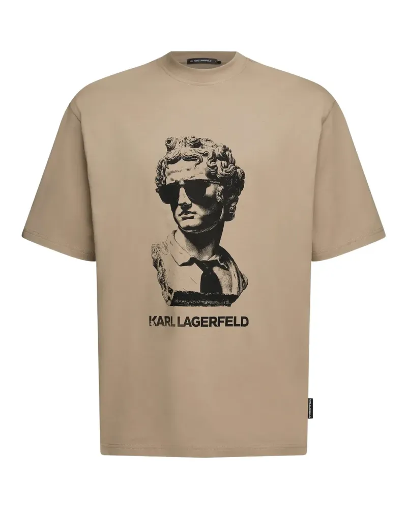 Karl Lagerfeld Rome Statue T-Shirt - Nude Nude