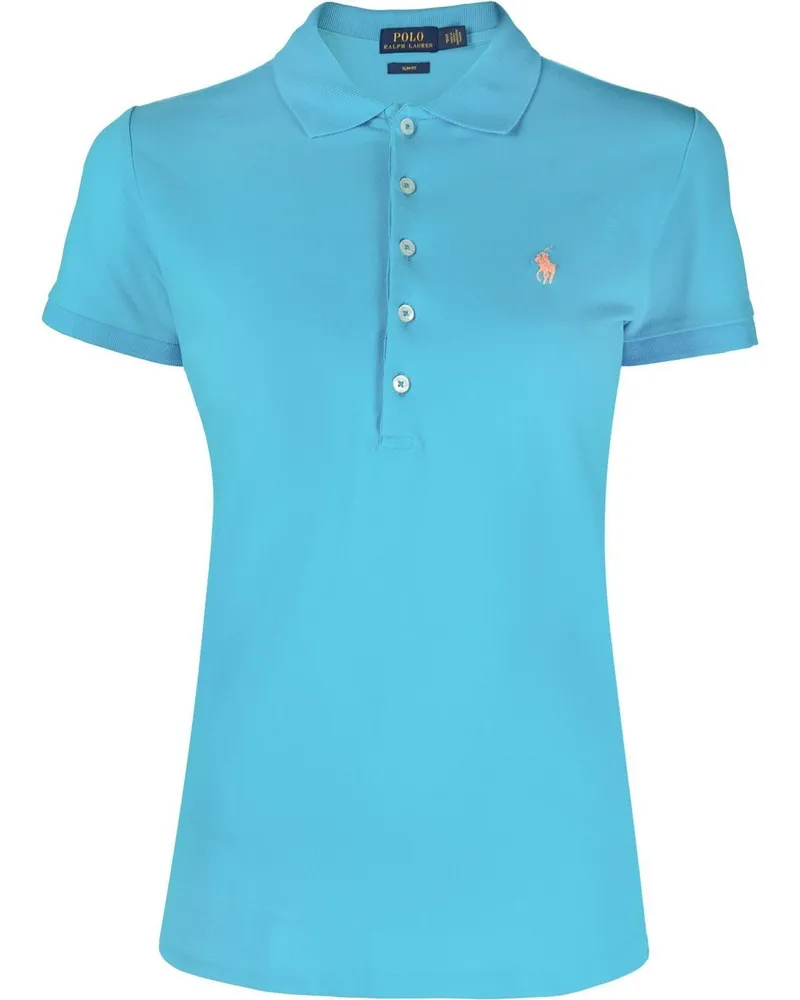 Ralph Lauren Poloshirt mit Logo-Stickerei - Blau Blau