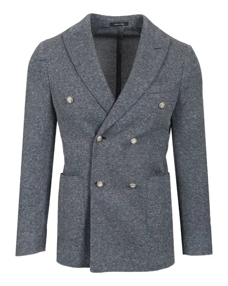 Al Duca D’Aosta 1902 double-breasted peak-lapel jacket - Blau Blau