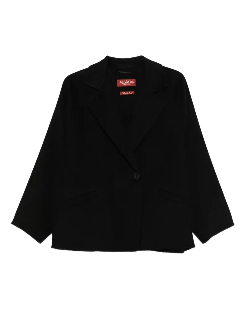 Max Mara Guinea Mantel - Schwarz Schwarz
