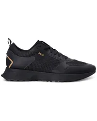 HUGO BOSS Sneakers mit Mesh Schwarz