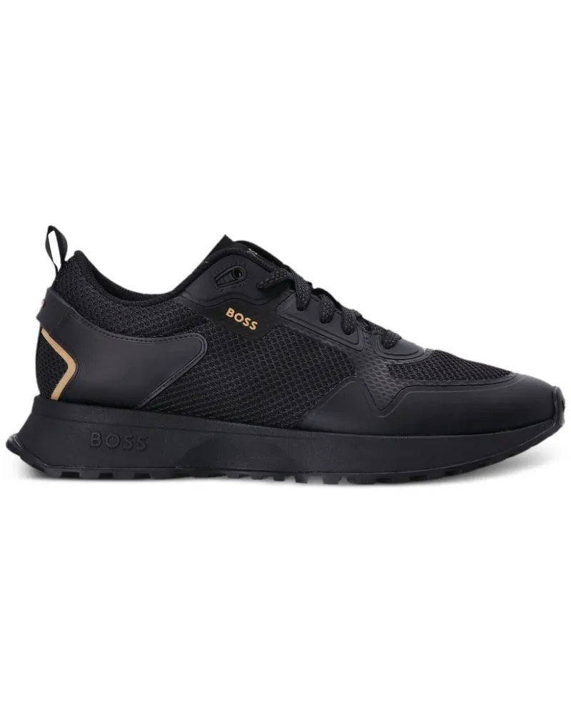 HUGO BOSS Sneakers mit Mesh - Schwarz Schwarz