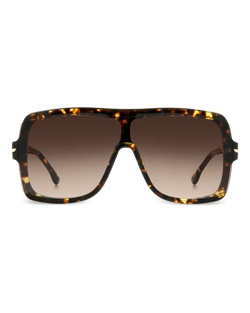 Victoria Beckham Getönte Pilotenbrille - Braun Braun