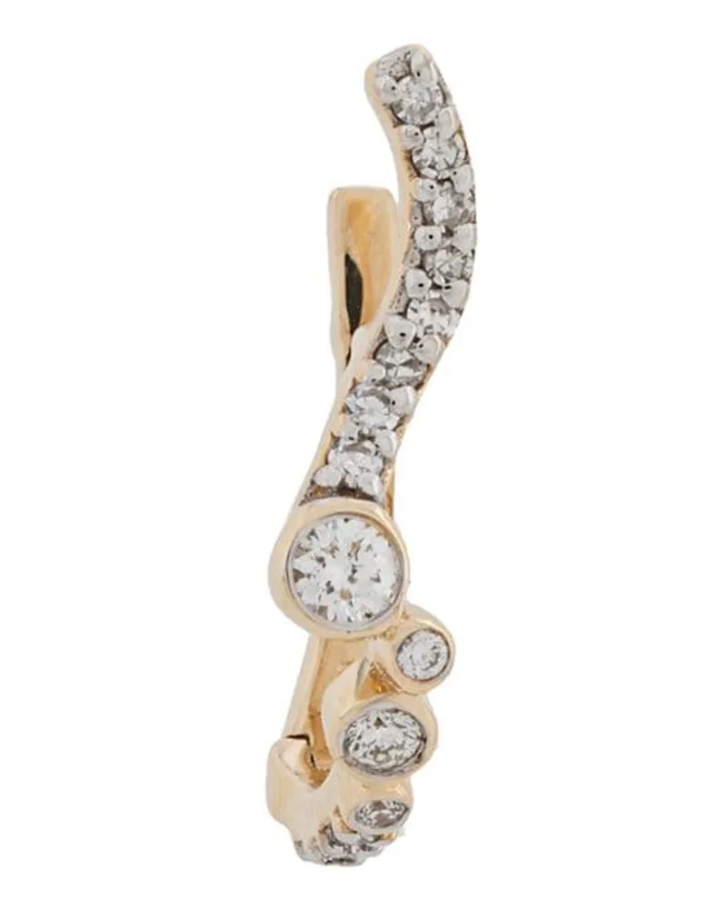 Maria Black 14kt Gelbgoldohrringe mit Diamanten Gold