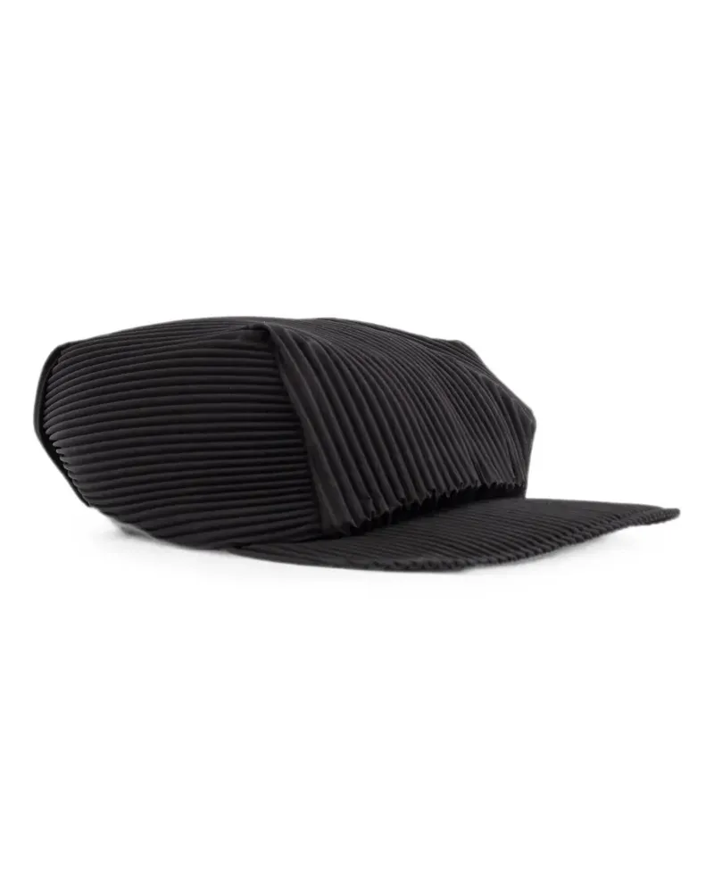 Issey Miyake pleated cap - Schwarz Schwarz