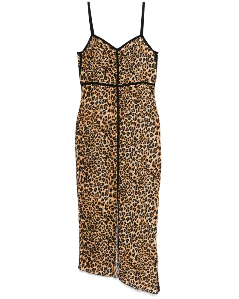 Nanushka Abir Midikleid - Braun Braun