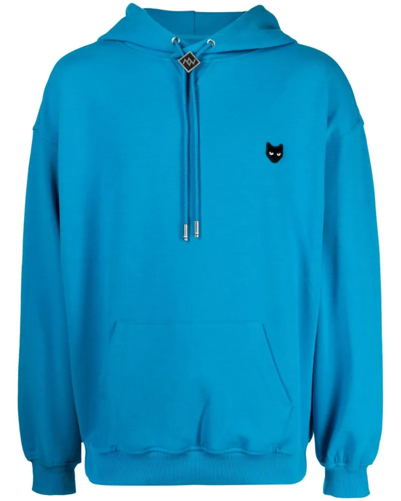 SONGZIO Innocence Panther Hoodie mit Kordelzug - Blau Blau