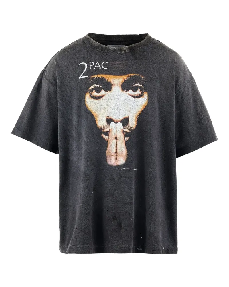 SAINT MXXXXXX 2Pac T-Shirt - Schwarz Schwarz