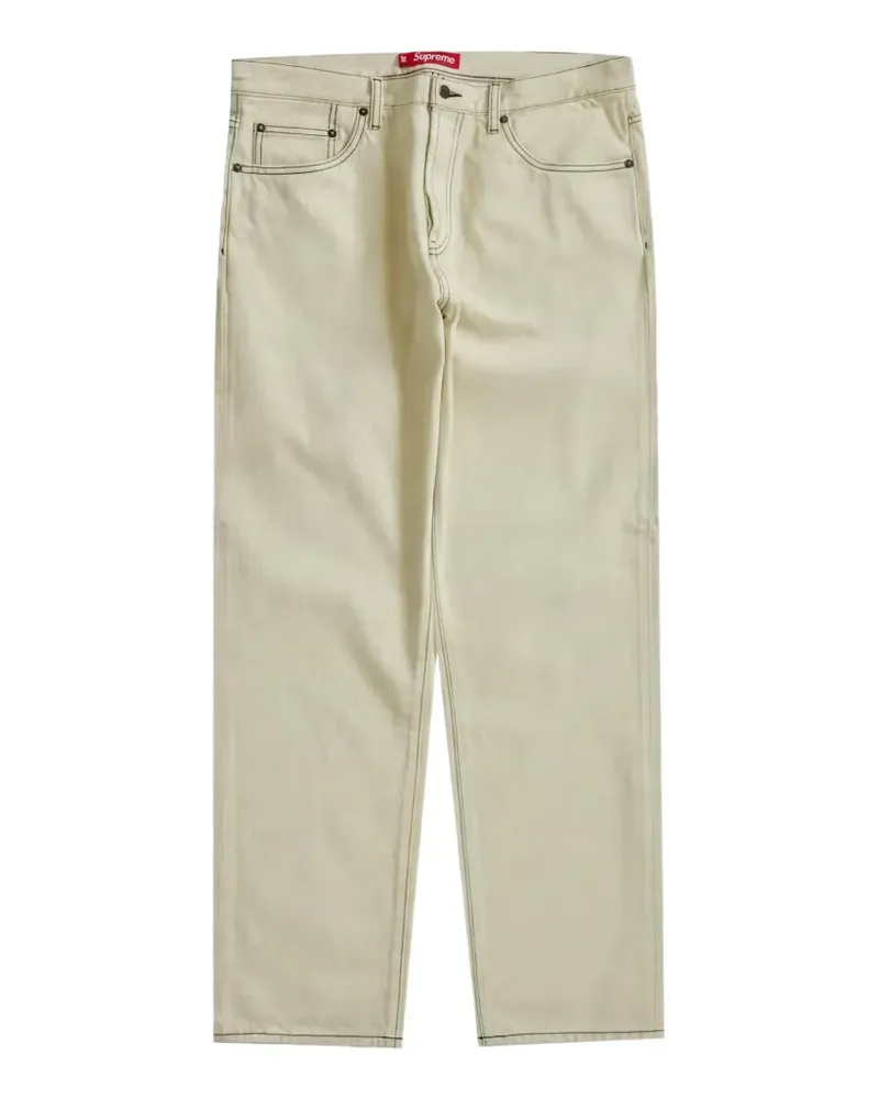 Supreme Being Gerade Jeans mit Bleach-Effekt - Nude Nude