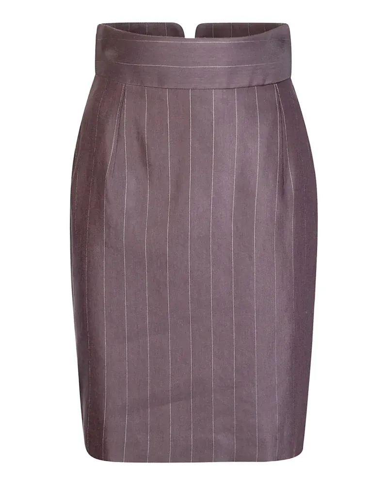 Tagliatore pinstripe pencil skirt - Braun Braun