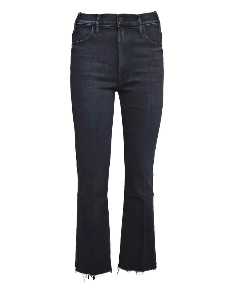 Mother Ausgefranste The Hustler Jeans - Schwarz Schwarz