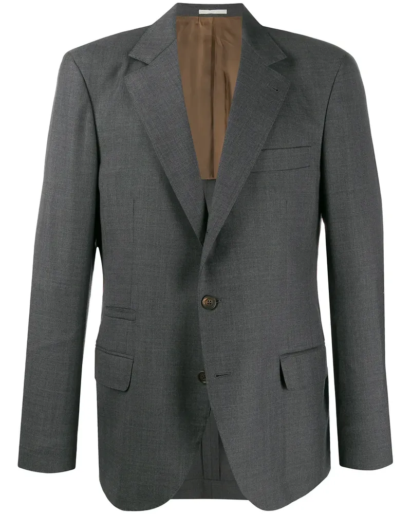 Brunello Cucinelli Sakko mit schmalem Schnitt - Grau Grau