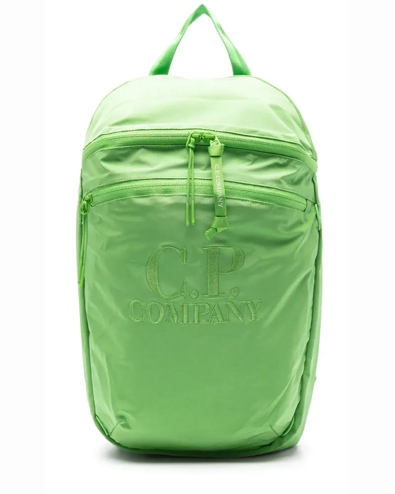 C.P. Company Chrome-R Rucksack mit Logo-Stickerei - Grün Grün