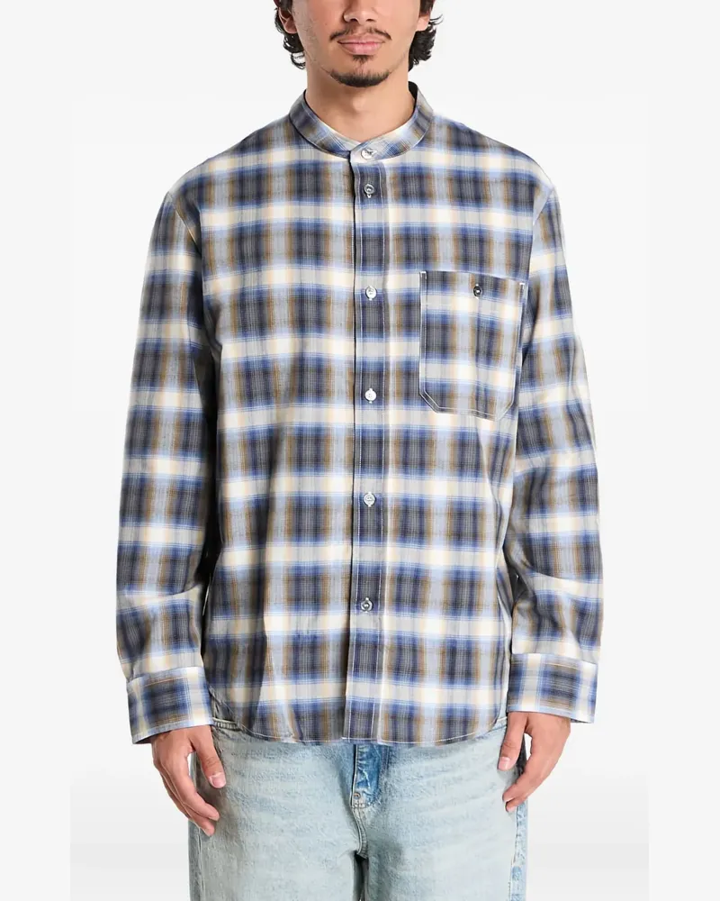 A.P.C. Kariertes Thomas Hemd - Blau Blau
